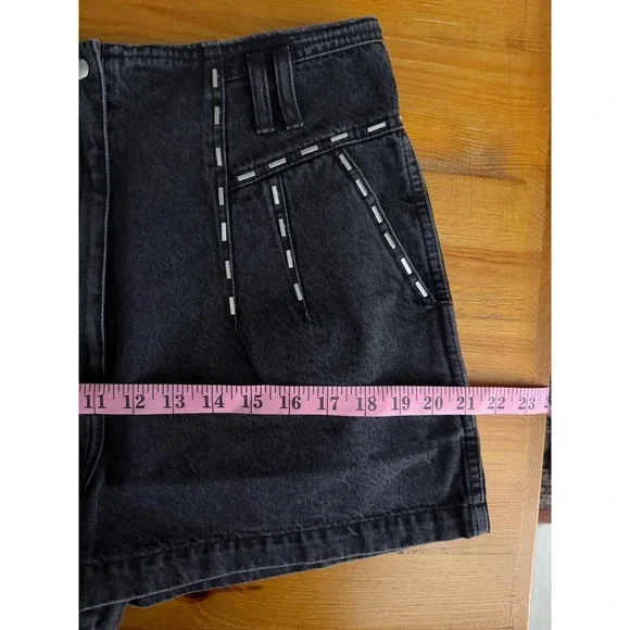 IRO Barra Faded Denim Shorts Women's Size 38/us 6 - Picture 10 of 11